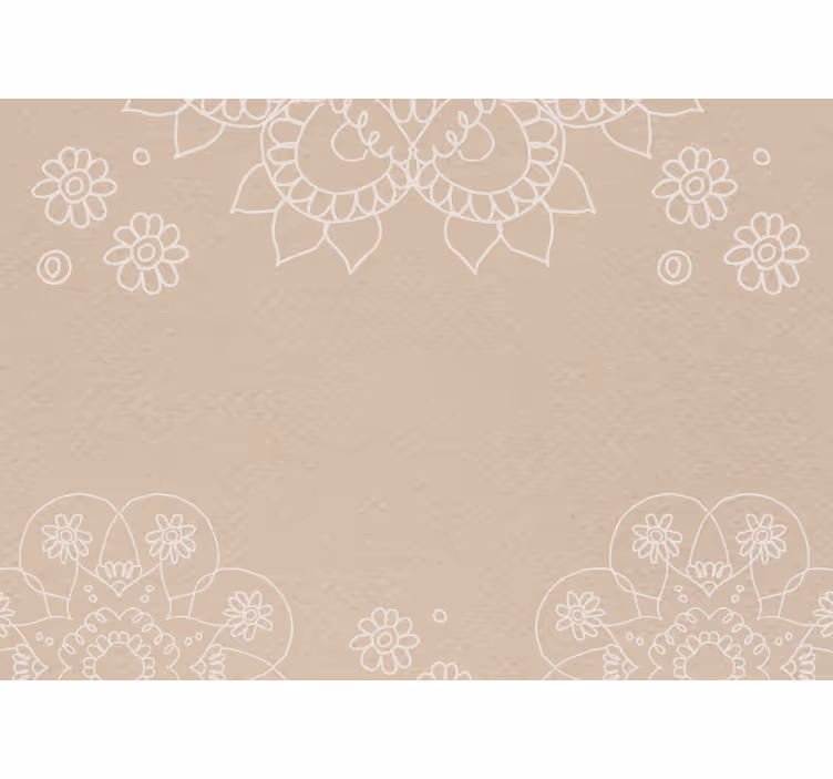Estore de rolo zen padrão mandala da Índia - TenStickers