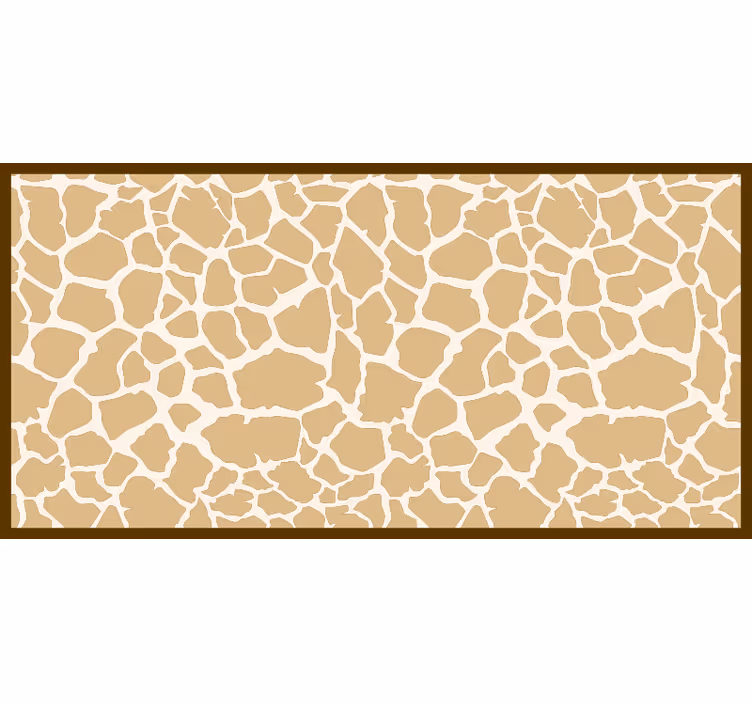 Estore de rolo castanho estampa de girafa - TenStickers