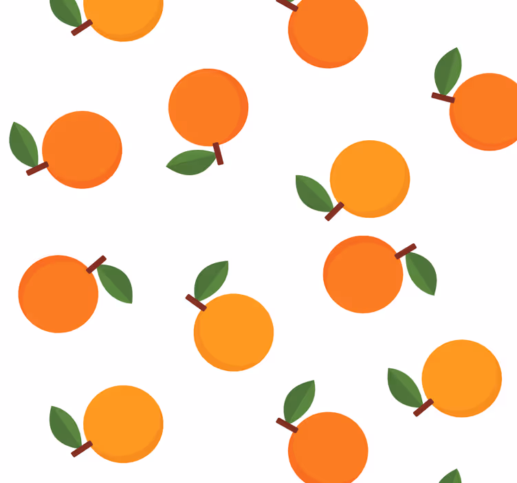 Estore de rolo laranja laranjas elegantes - TenStickers
