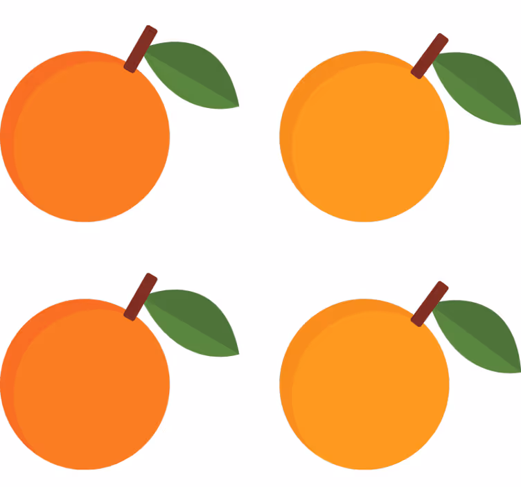 Estore de rolo laranja pacote de adesivos elegantes - TenStickers