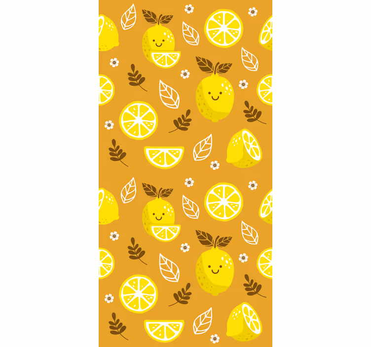 Estore de rolo laranja limões sorridentes samsung - TenStickers