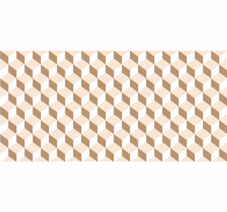 Estore de rolo laranja cube moderno beija - TenStickers