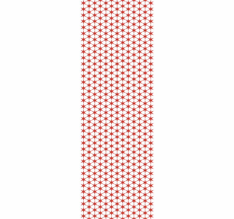Estore de rolo vermelho estrelas vermelhas coreanas - TenStickers