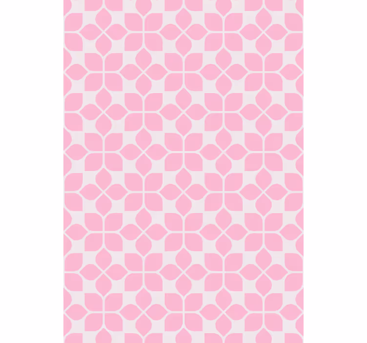 Estore de rolo exterior padrão único repetitivo rosa - TenStickers