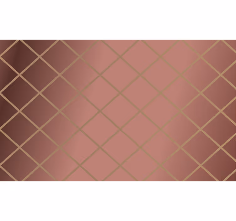 Estore de rolo exterior rosa com diamantes dourados - TenStickers