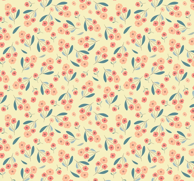 Estore de rolo exterior padrão de rosas - TenStickers