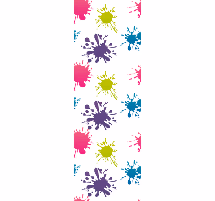 Estore de rolo juvenil com explosão de cores - TenStickers