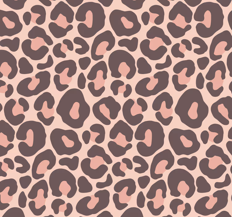 Estore de rolo juvenil estampa de onça rosa - TenStickers
