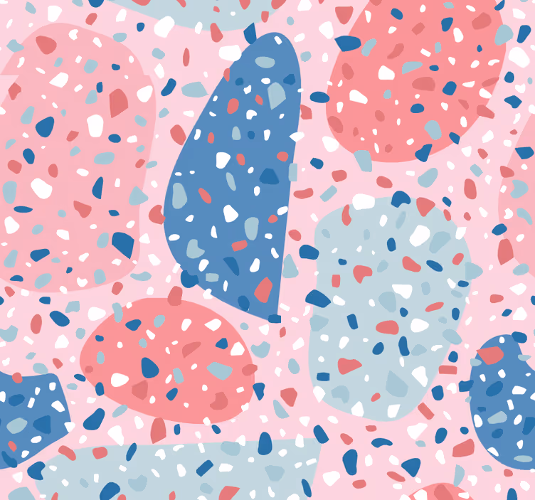 Estore de rolo juvenil terrazo rosa - TenStickers
