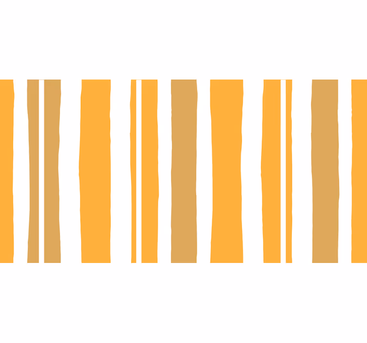 Estore de rolo casa de banho listras laranja e brancas - TenStickers
