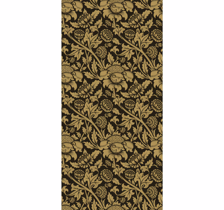 Estores de rolo clássicos com padrão floral francês vintage - TenStickers