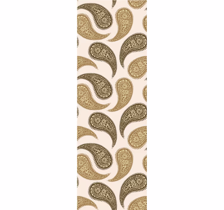 Estores de rolo clássicos paisley indiano - TenStickers