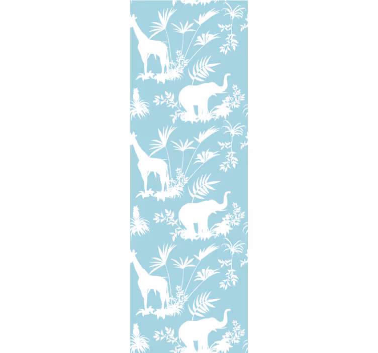 Estores de rolo clássicos padrão vintage jungle toile - TenStickers