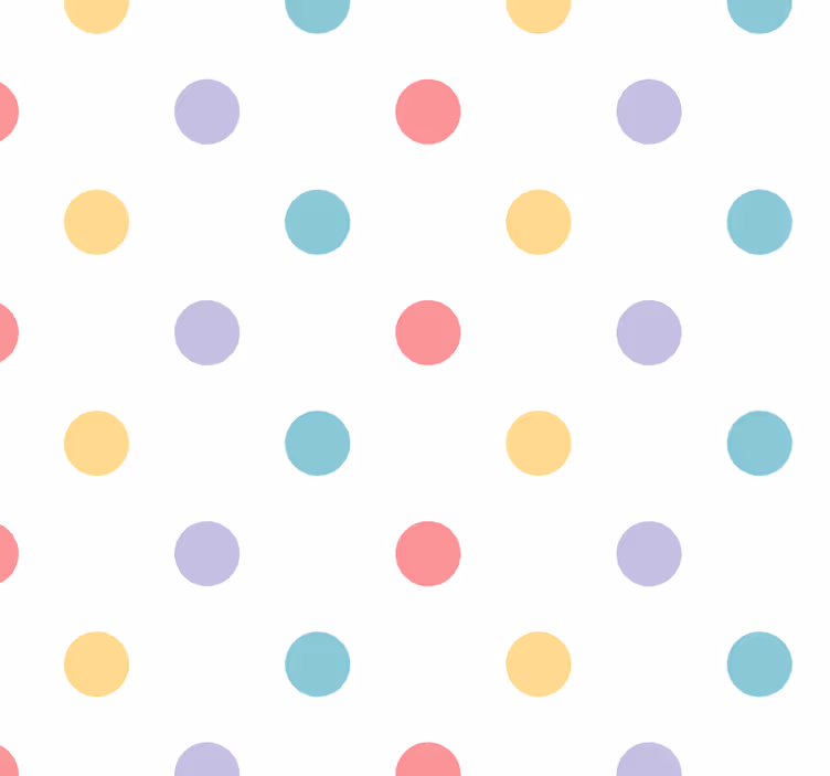 Estore de rolo quarto de bebé confete colorido - TenStickers