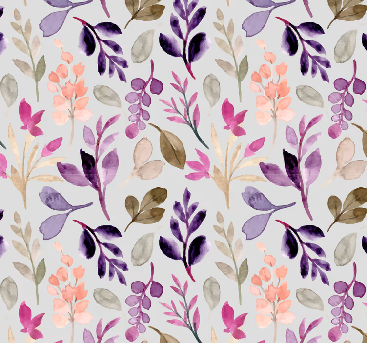 Estore de rolo quarto de bebé em cor suave floral - TenStickers