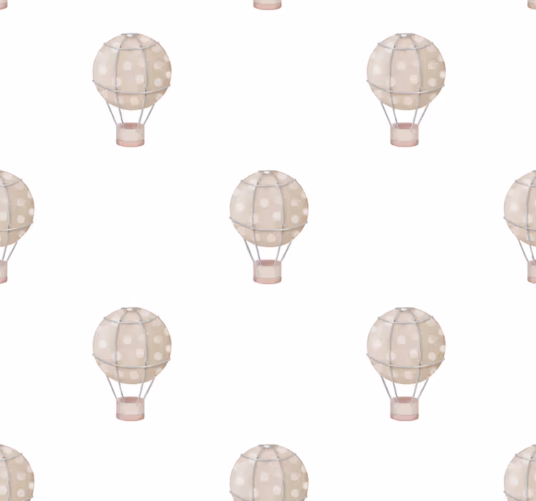 Estore de rolo quarto de bebé balões cinzentos - TenStickers