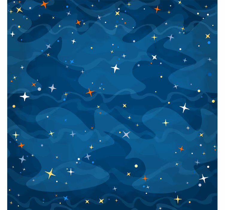 Estore de rolo quarto de bebé camuflagem estelar - TenStickers