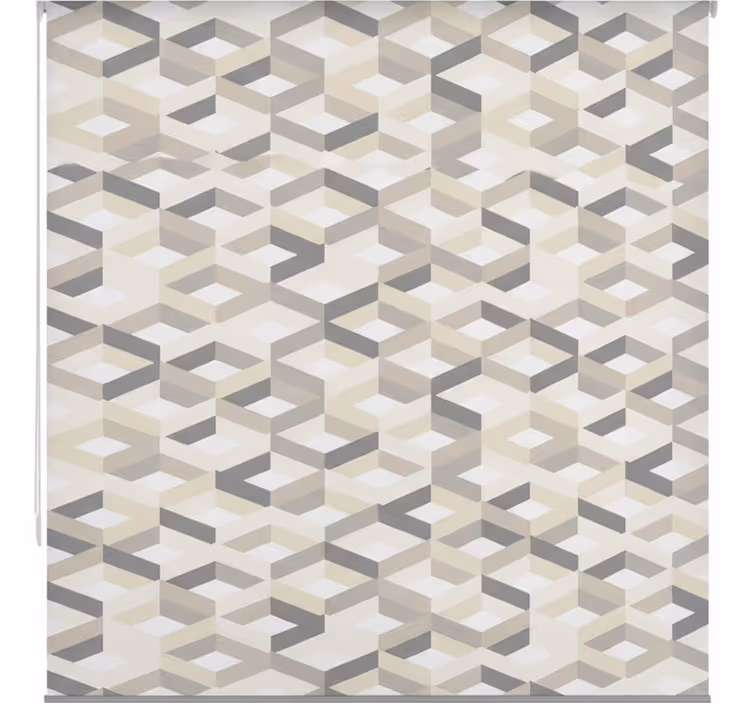 Estore de rolo casa de banho geométrico minimalista - TenStickers
