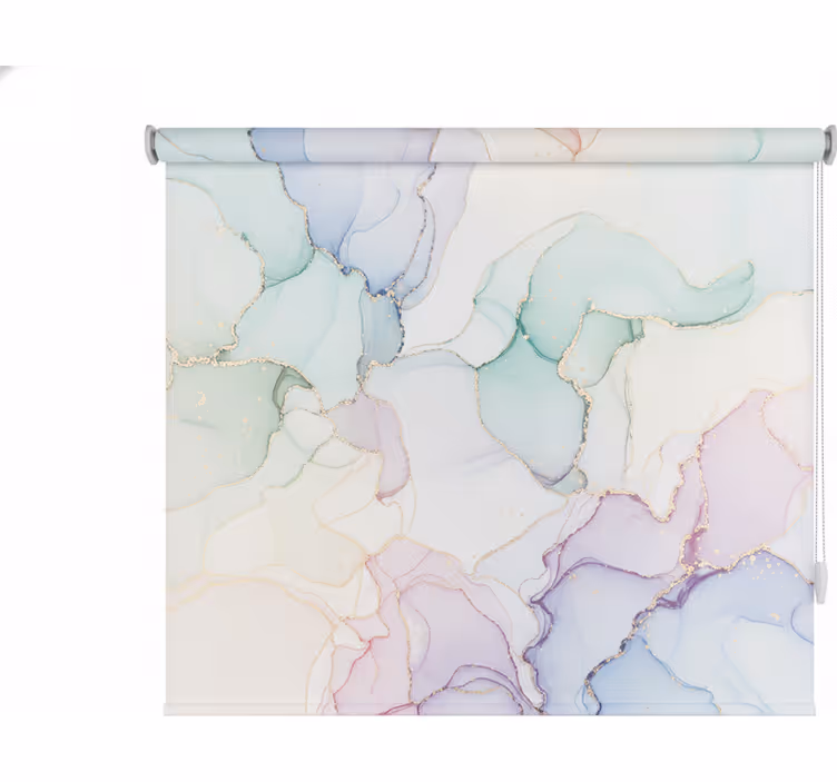 Estore de rolo casa de banho em cores pastel - TenStickers