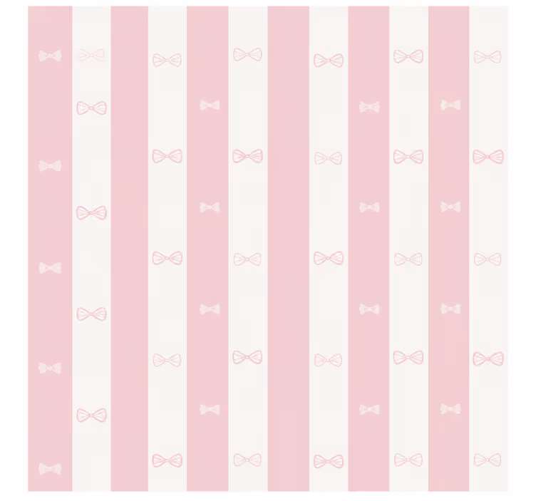 Estore de rolo rosa listras de gravata borboleta - TenStickers