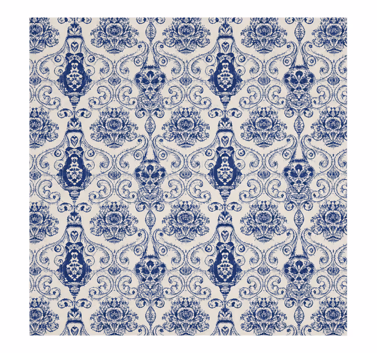 Estore de rolo para quarto de casal padrão porcelana 140 - TenStickers