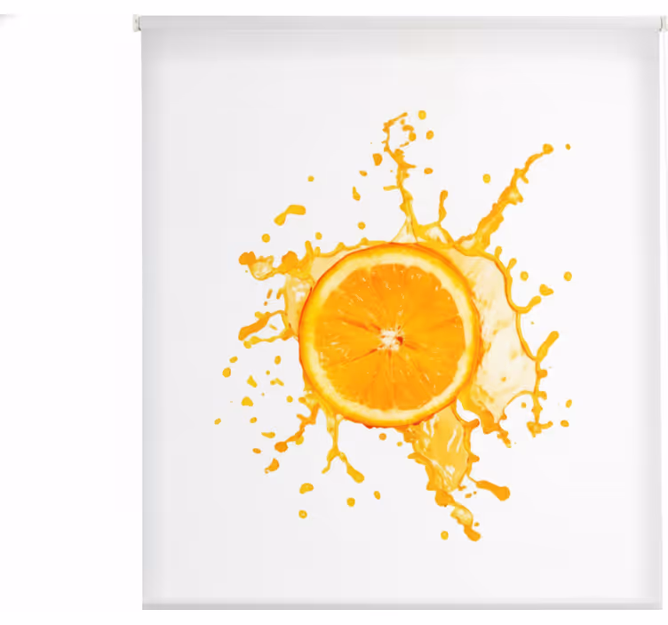 Estore de rolo para cozinha largura 130 fruta laranja - TenStickers