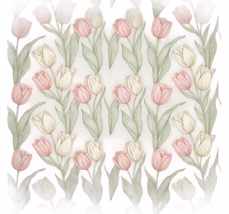 Estore de rolo casa de banho largura 110 tulipas - TenStickers