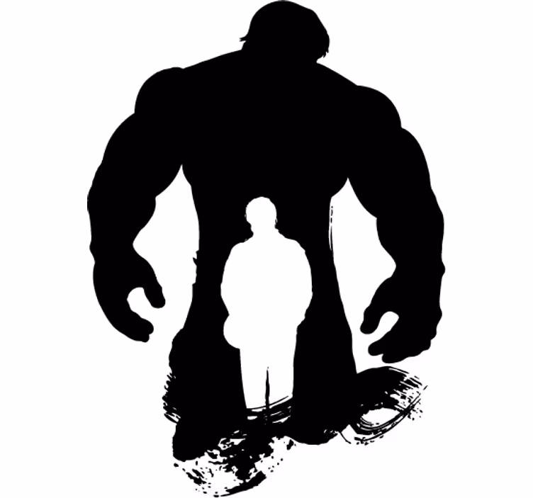 Estore de rolo de super-heróis vinil decorativo silhueta - TenStickers