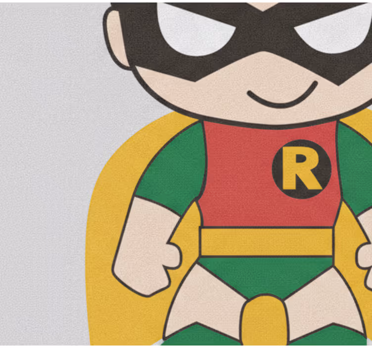Estore de rolo de super-heróis robin a bordo - TenStickers