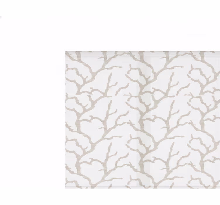 Estore de rolo varanda em elegante tom bege - TenStickers