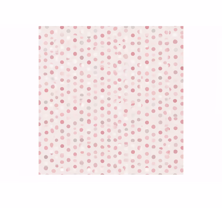Estore de rolo rosa padrão de bolinhas pequenas - TenStickers