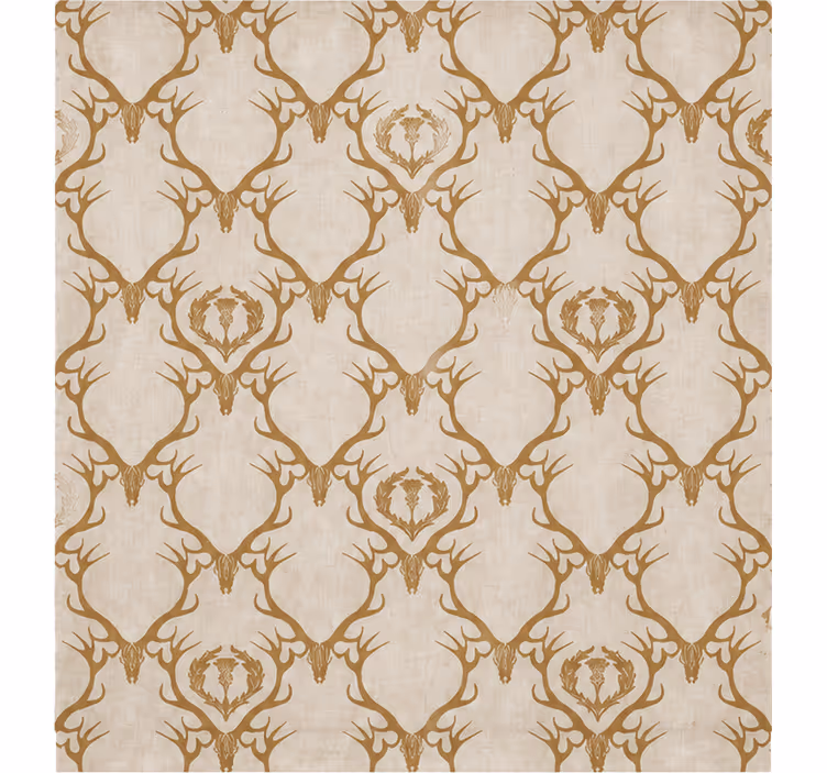 Estore de rolo para quarto de casal padrão luxuoso de cervo - TenStickers
