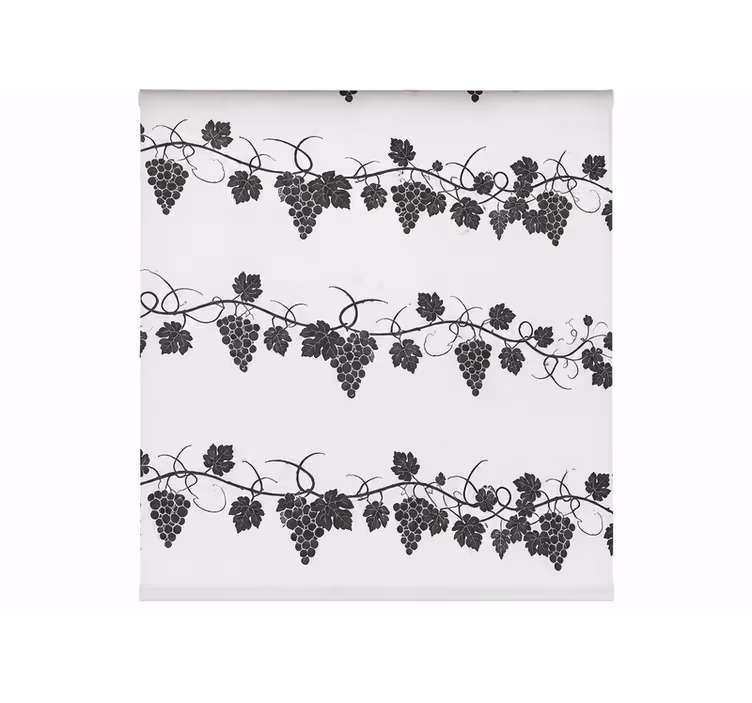 Estore de rolo para cozinha plantas de berry penduradas - TenStickers