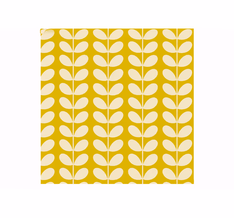 Estore de rolo amarelo caule sólido cítrico - TenStickers