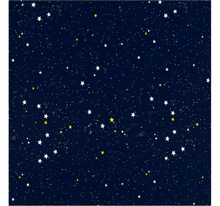 Estore de rolo azul céu estrelado - TenStickers