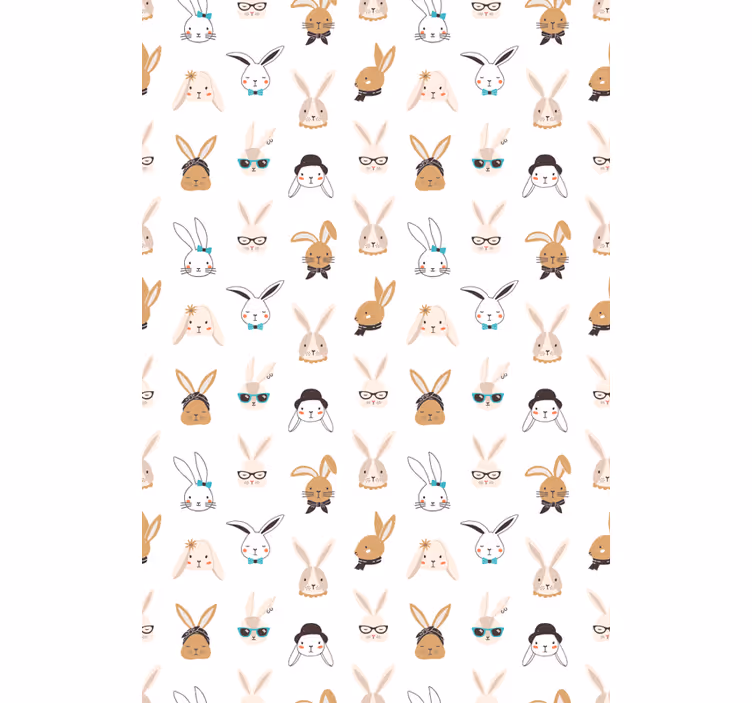 Padrão de coelho cego nórdico - TenStickers