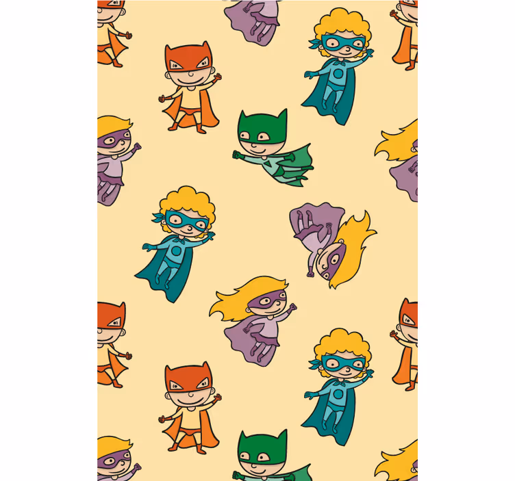 Estore de rolo infantil desenho animado de super-herói - TenStickers