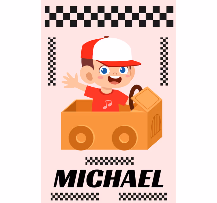 Estore de rolo personalizável aventura de corrida animada - TenStickers
