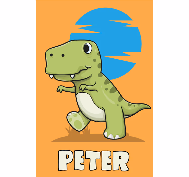 Estore de rolo dinossauros dinossauro personalizado - TenStickers