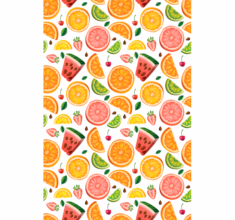 Cortina multicolor para frutas e vegetais - TenStickers