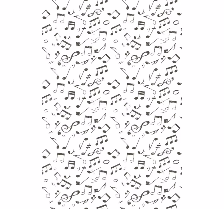 Estore de rolo infantil cascata de notação musical - TenStickers