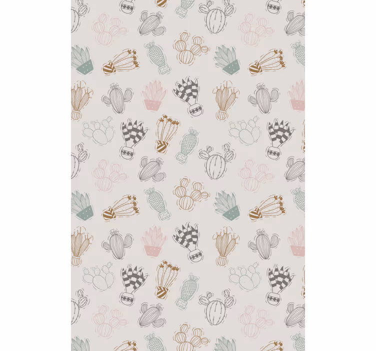 Estores de rolo de cactos estilo infantil - TenStickers