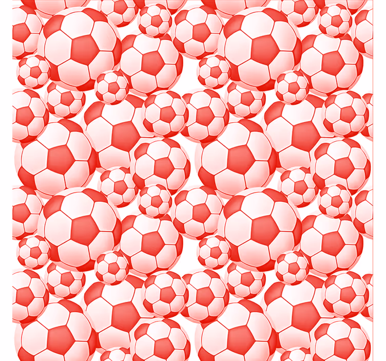 Estore de rolo futebol padrão de bola de futebol - TenStickers