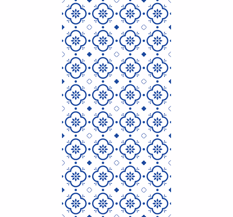 Azulejos azuis padrão de efeito cego - TenStickers
