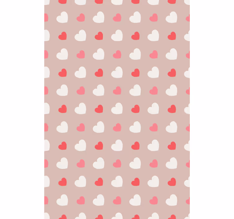 Estore de rolo romântico padrão bege - TenStickers