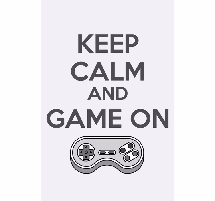 Mantenha a calma e jogue o geek blind - TenStickers