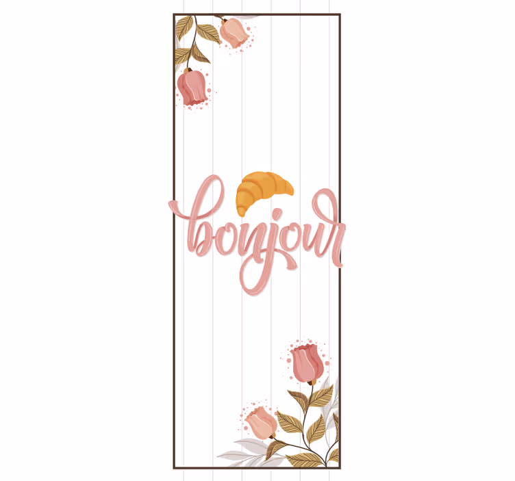produtocom cortina de cozinha para croissant - TenStickers