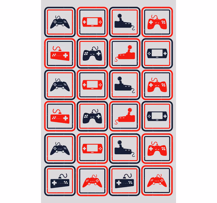 Cortina de rolo geek retro grey controladores - TenStickers
