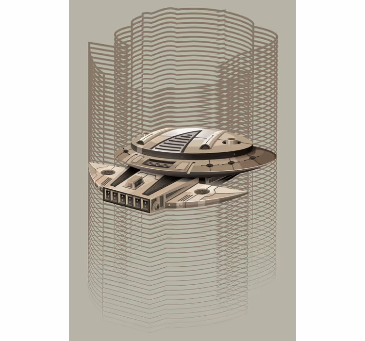 Veneziana geek para nave espacial - TenStickers