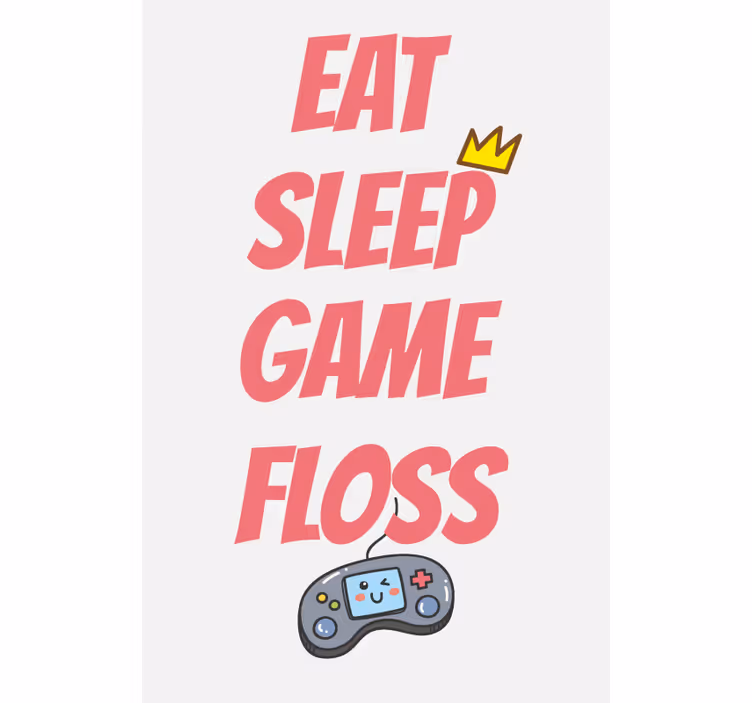 Estore de rolo frikis motivo de estilo de vida de jogador - TenStickers